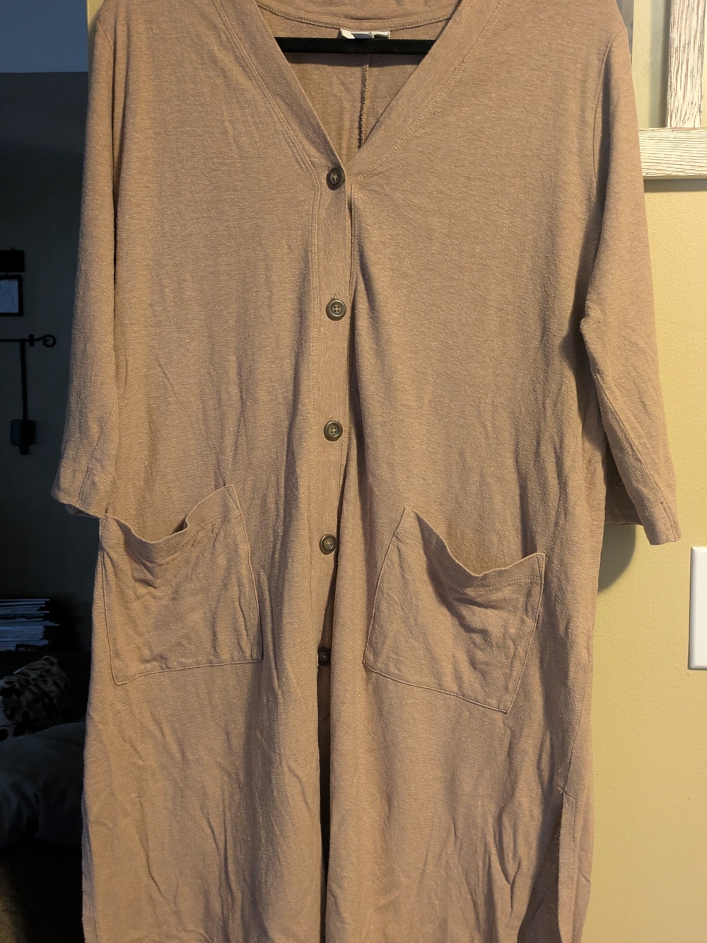 purejill Tan Duster Petite Large